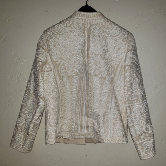 Linda Allard Ellen Tracy embroidered jacket - Picture 2 of 6